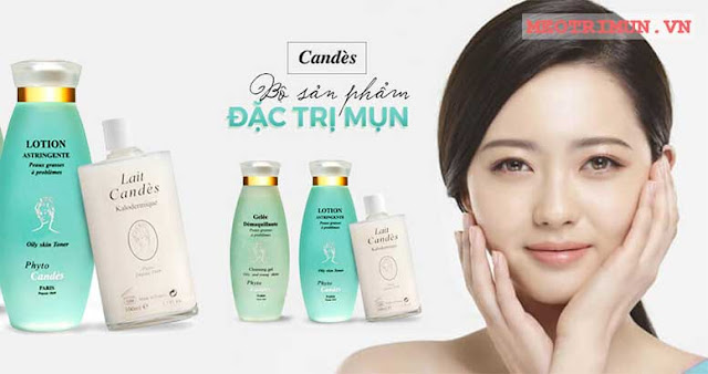 Bộ đôi kem trị mụn Lait Candes Kalodermique