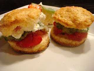 Mini strawberry shortcake sammies