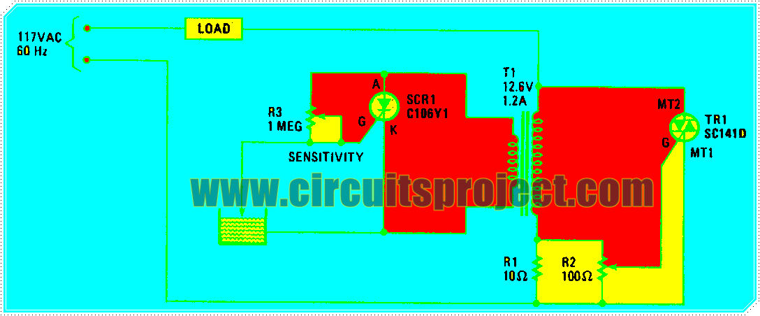  Water level Sensor and Controller Circuit Diagram