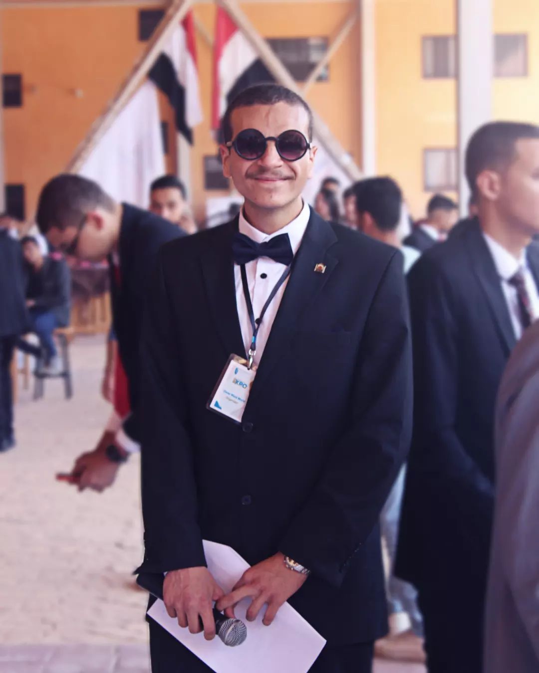 Omar Wael Morsi at faculty of engineering ACU EXPO 2022