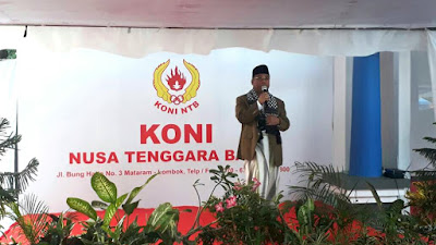 KONI dan DISPORA NTB Diminta Bersinergi Memajukan Prestasi Olahraga 