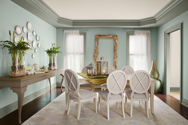 Benjamin Moore Blue Dining Room Colors