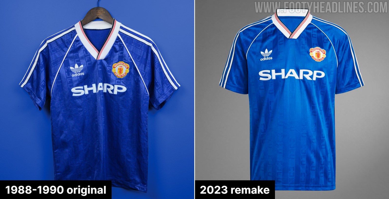 Classic Football Shirts on X: Manchester United with Sharp: The