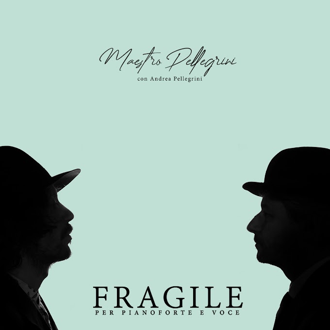 Maestro Pellegrini con suo padre in ''Fragile per pianoforte e voce''