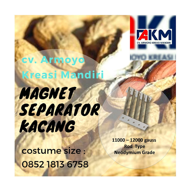 magnet separtor kacang