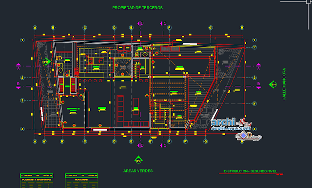 House on the beach in AutoCAD 