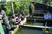 Jaga Ketahanan Pangan Kodim 0822 Bondowoso Budidaya Ikan Patin