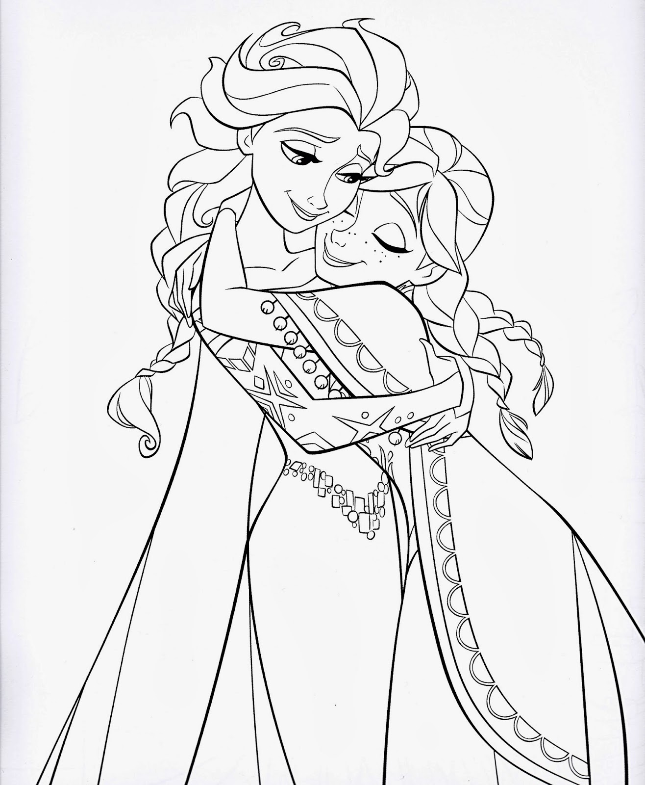 Download Disney Movie Princesses: "Frozen" Printable Coloring Pages