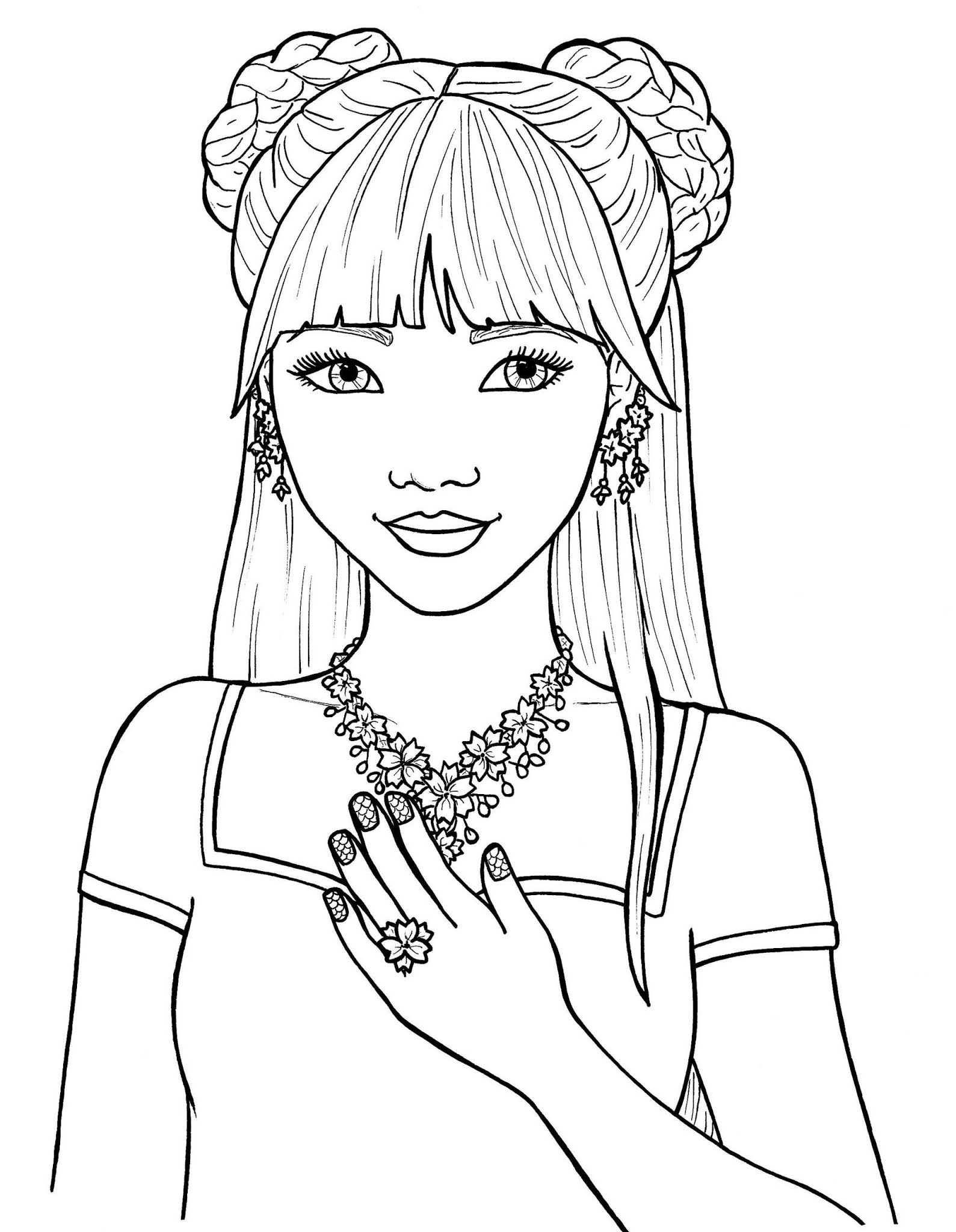 Coloring Pages For Teenage Girl Fresh