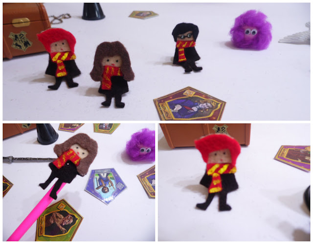 Toppers para lápices con los personajes de Harry Potter 