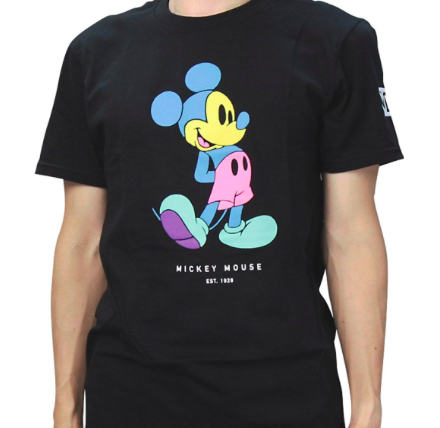 Neff X Disney レインボーミッキーマウスのtシャツ 黒 30 Off ディズニーグッズカタログ Neff X Disney レインボーミッキーマウスのtシャツ 黒 30 Off ディズニーグッズカタログ