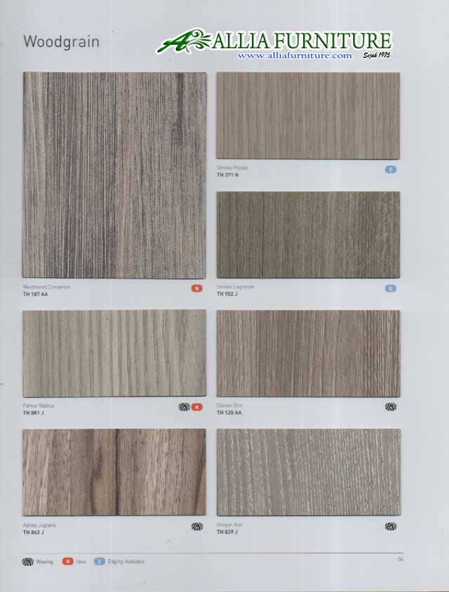  HPL  Woodgrain motif  tekstur kayu  Allia Furniture
