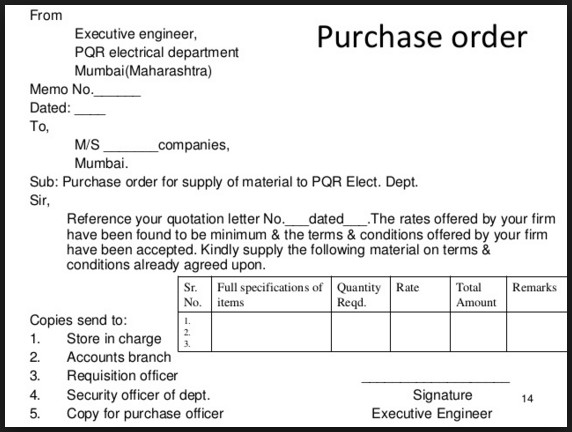 Contoh PO (Purchase Order) dan Cara Membuatnya