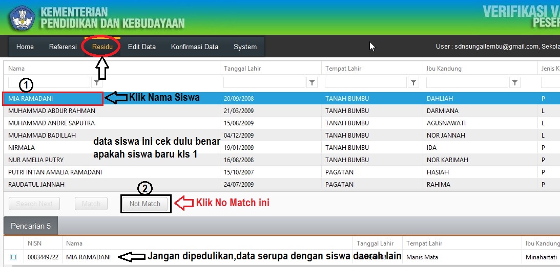 Sekilas Info VervalPD Edit Data Siswa