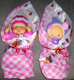 Baby dolls for Operation Christmas Child shoeboxes.