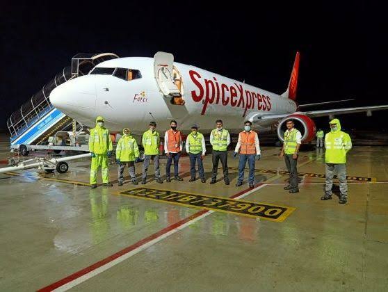 Spice jet Completed 10,000 Cargo flights.