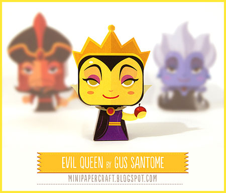 Mini Evil Queen Papercraft