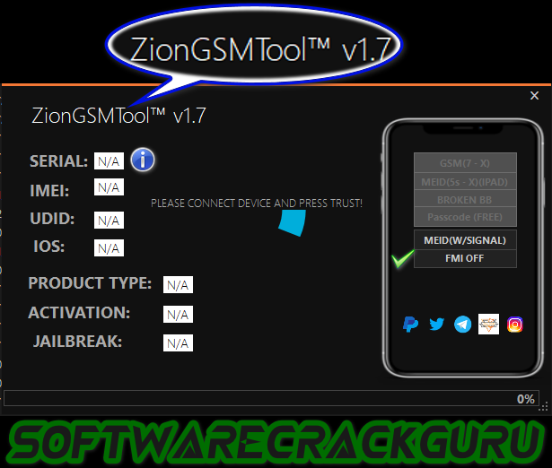 ZionGSMTool