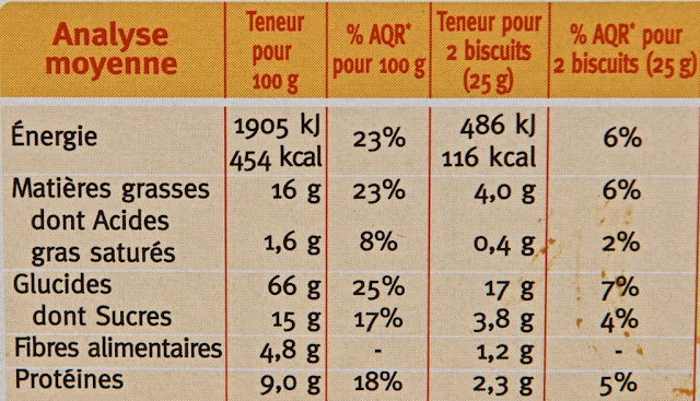 Biscuit Gerblé Pavot Citron - Diététique - Pavot - Agrume - Citron - Dessert - Goûter - Biscuit - Nutrition