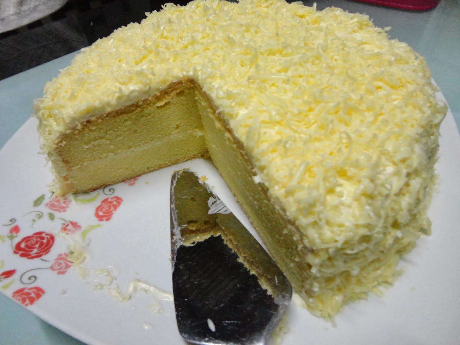 Husna's Life: RESEPI : snow cheese cake / kek keju meleleh
