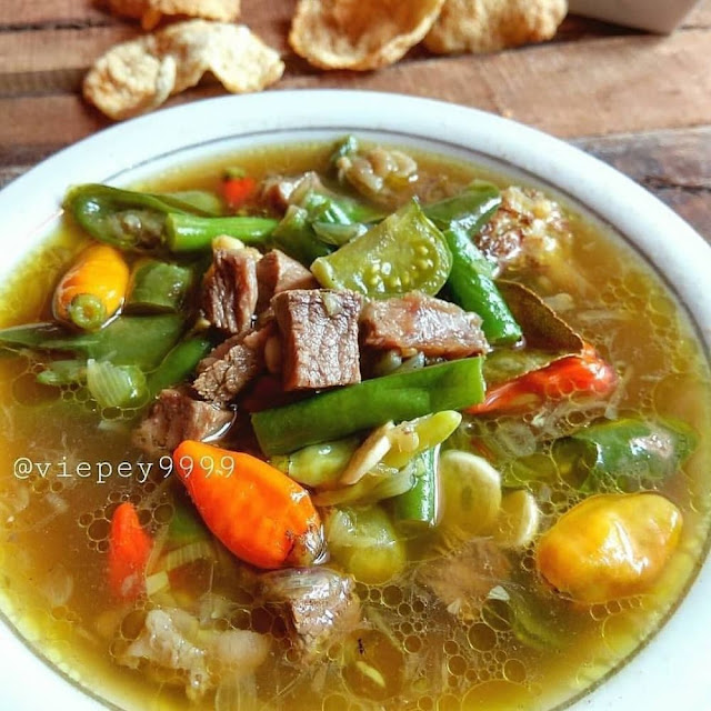 masakan asem asem daging sapi