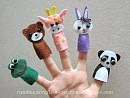 five finger puppets