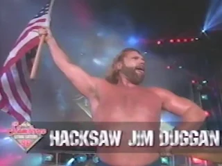 WCW Slamboree 1996 Review - Hacksaw Jim Duggan & V.K. Wallstreet faced The Bluebloods