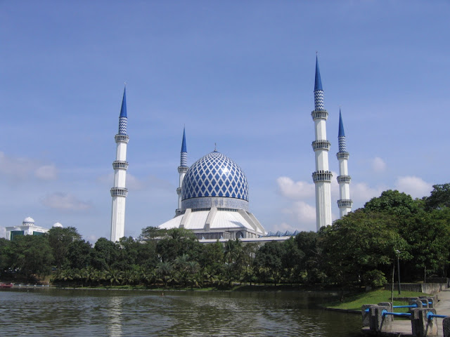 Blue Mosque in Shah Alam, Malaysia