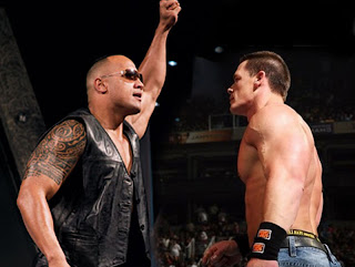 The rock vs john cena