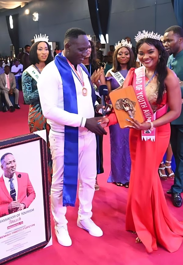 Christ Mercyland Deliverance Ministry Founder Receives Award from Nigeria Tourism Commission Christ Mercyland Deliverance Ministry Founder Receives Award from Nigeria Tourism Commission