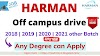 Harman Off Campus Drive 2021 | System Engineer | Freshers Hiring | Any Degree can Apply 