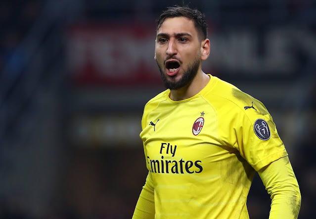 AC Milan goalkeeper Gianluigi Donnarumma