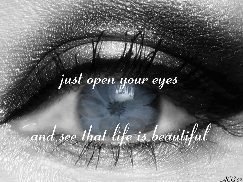 Life ain t PERFECT but "Life is BEAUTIFUL" still