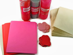 valentine card kit accessories
