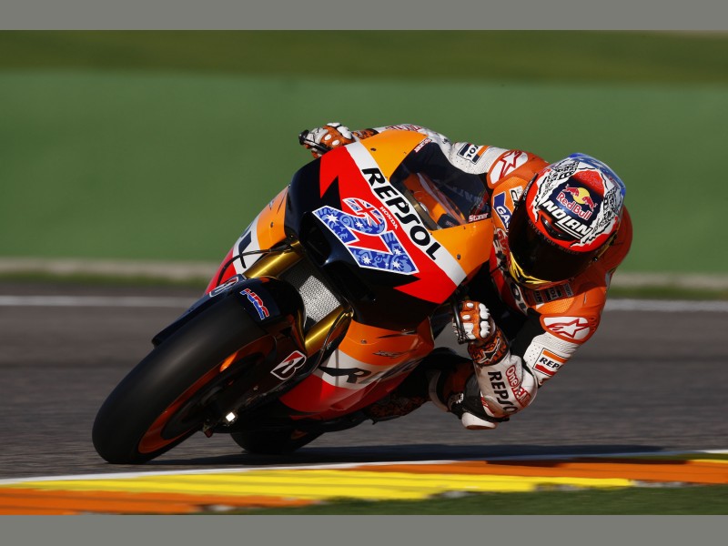 Casey Stoner fastest