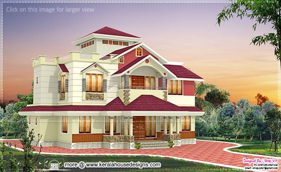 2215 square feet Kerala home