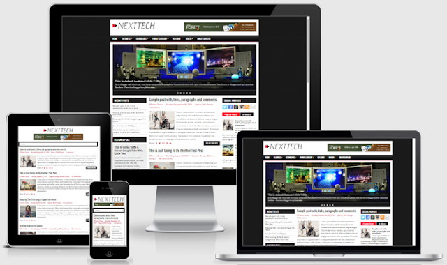 NextTech blogger template