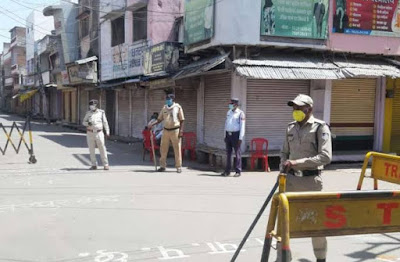 Covid-19 News , Lockdown in India imposed again in Nagpur,Mumbai on Shop , Roadside Eateries