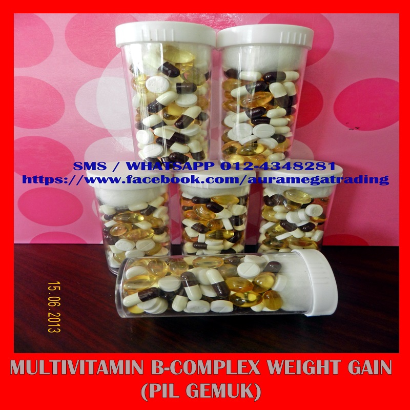 Kedaipu3: MULTIVITAMIN B-COMPLEX WEIGHT GAIN (PIL GEMUK)