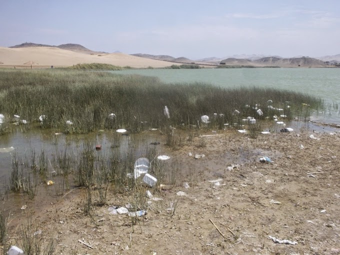 HUAURA: LAGUNA LA ENCANTADA CONVERTIDA EN BASURAL