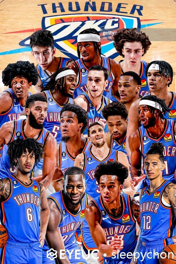 Oklahoma City Thunder 22-23 Portraits Pack by Sleepychon | NBA 2K23