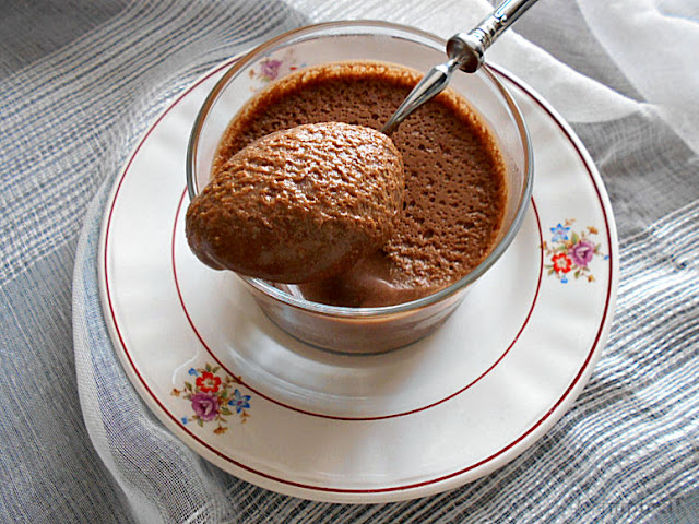 mousse de chocolate