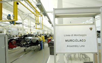 Lamborghini Murciélago LP640  factory