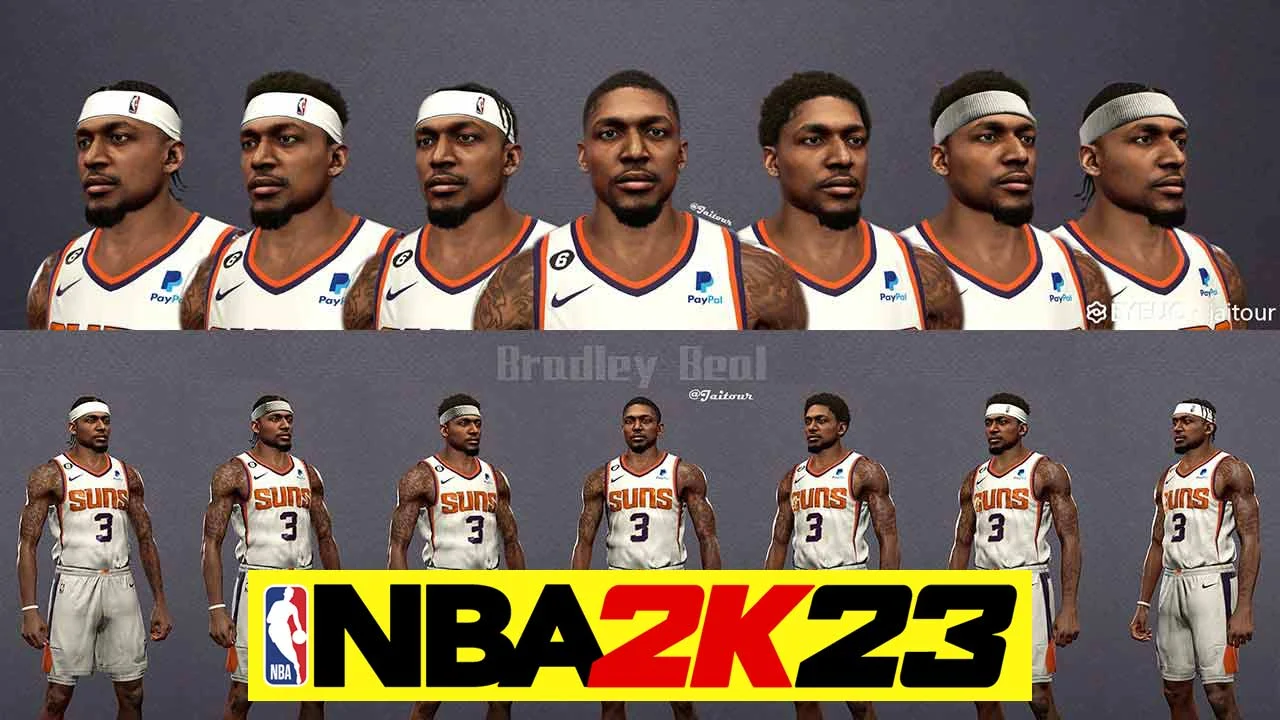 NBA 2K23 Bradley Beal Cyberface