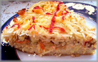 Запеканка из сухофруктов с макаронами