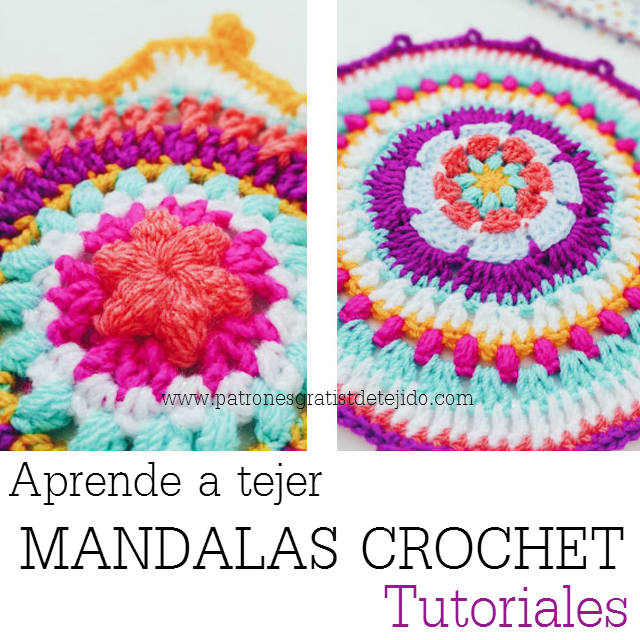 aprendemos a tejer mandalas ganchillo