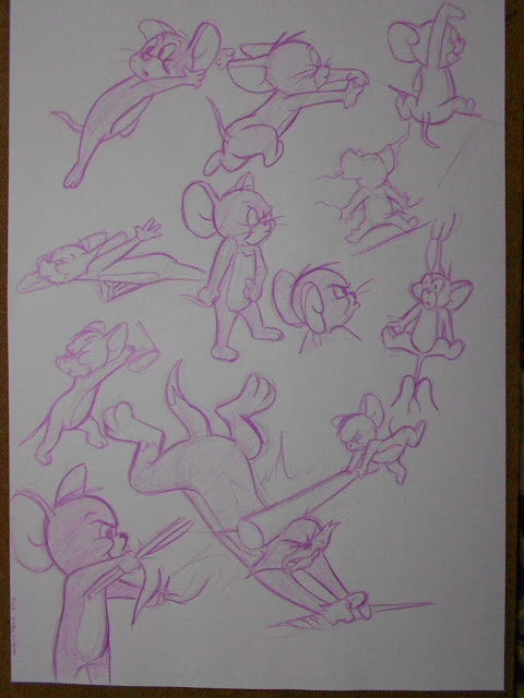 Rascunhos de Tom e Jerry