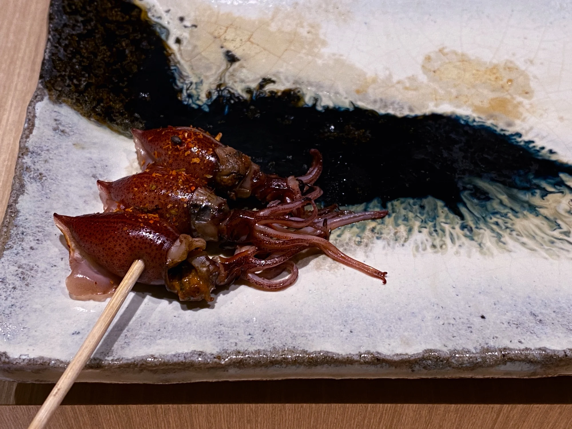 樂魚料亭 烤富山灣瑩烏賊
