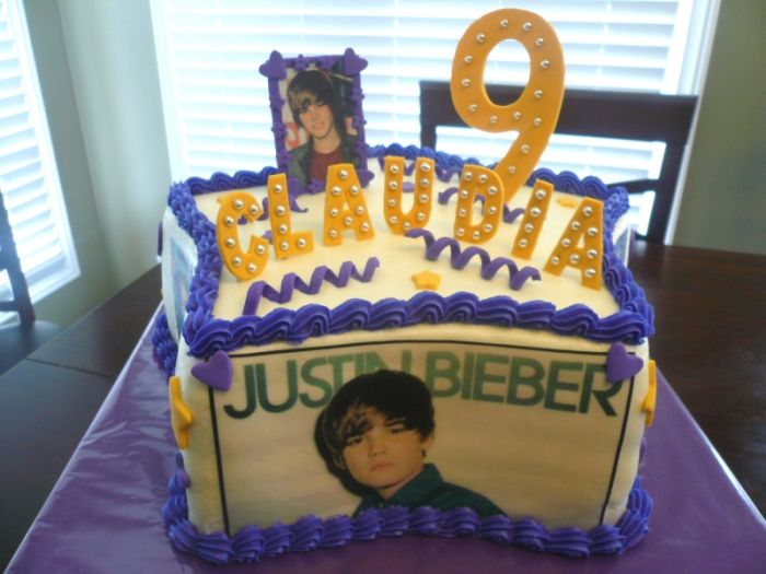 justin bieber birthday pictures. Justin Bieber Birthday Cakes