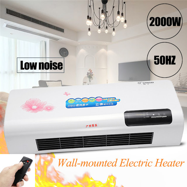 Wall-mounted Heater 220V 2000W Warmer Heating Conditioner